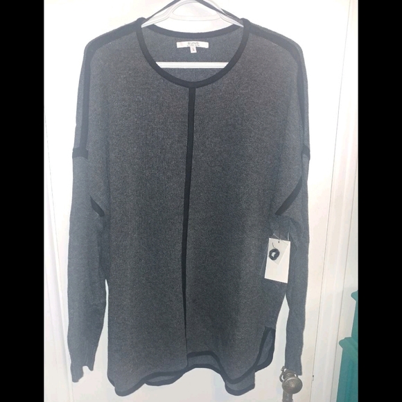 COPY - New Alfred Sung oversized knit grey sweater - Picture 4 of 5